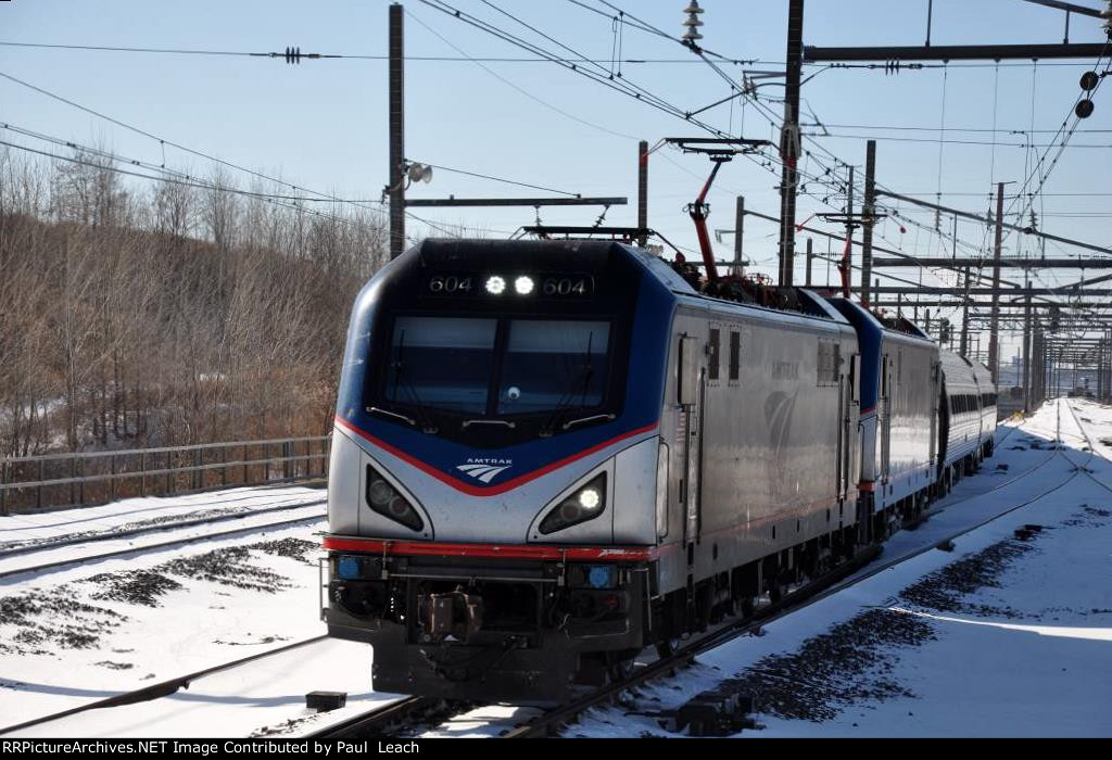 Doubleheaded eastbound Northeast Regional